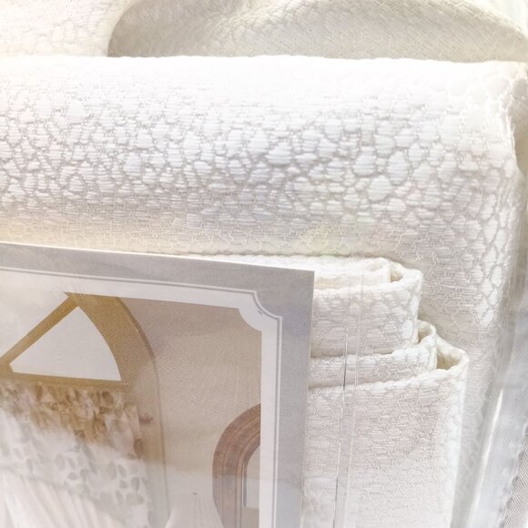 Reba Harmony for the Home Drapery, Magnolia Lane Pole Top Panel Set Curtains, El - Picture 3 of 4